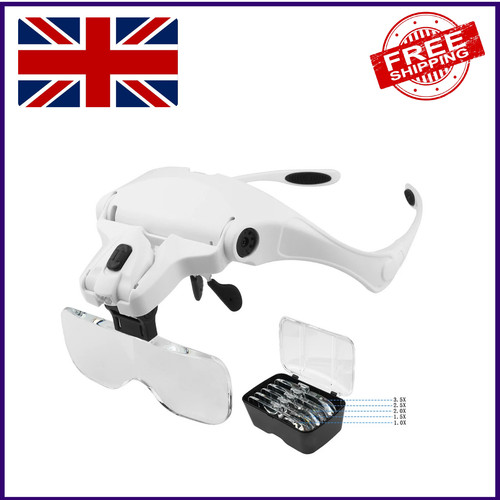 Led headband magnifying - led,