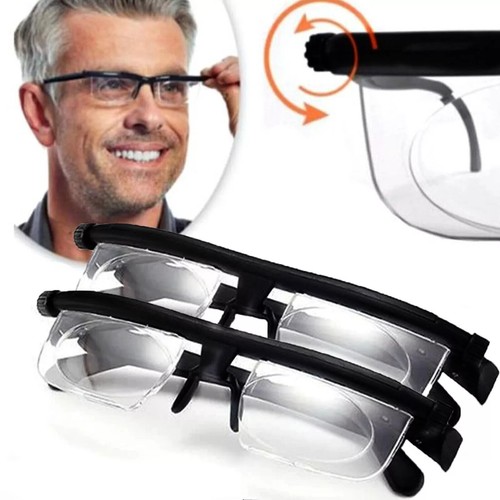 Dial adjustable glasses - uk, 2x
