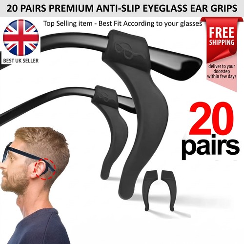 Pair silicone ear grip - grip, glasses