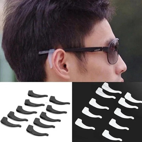 Pair silicone ear grip - ear, glasses