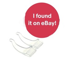 2 Pair Silicone clear Ear Grip