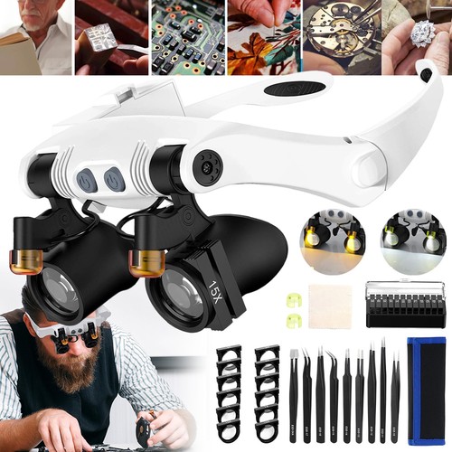 Head mounted magnifying - head-mounted,